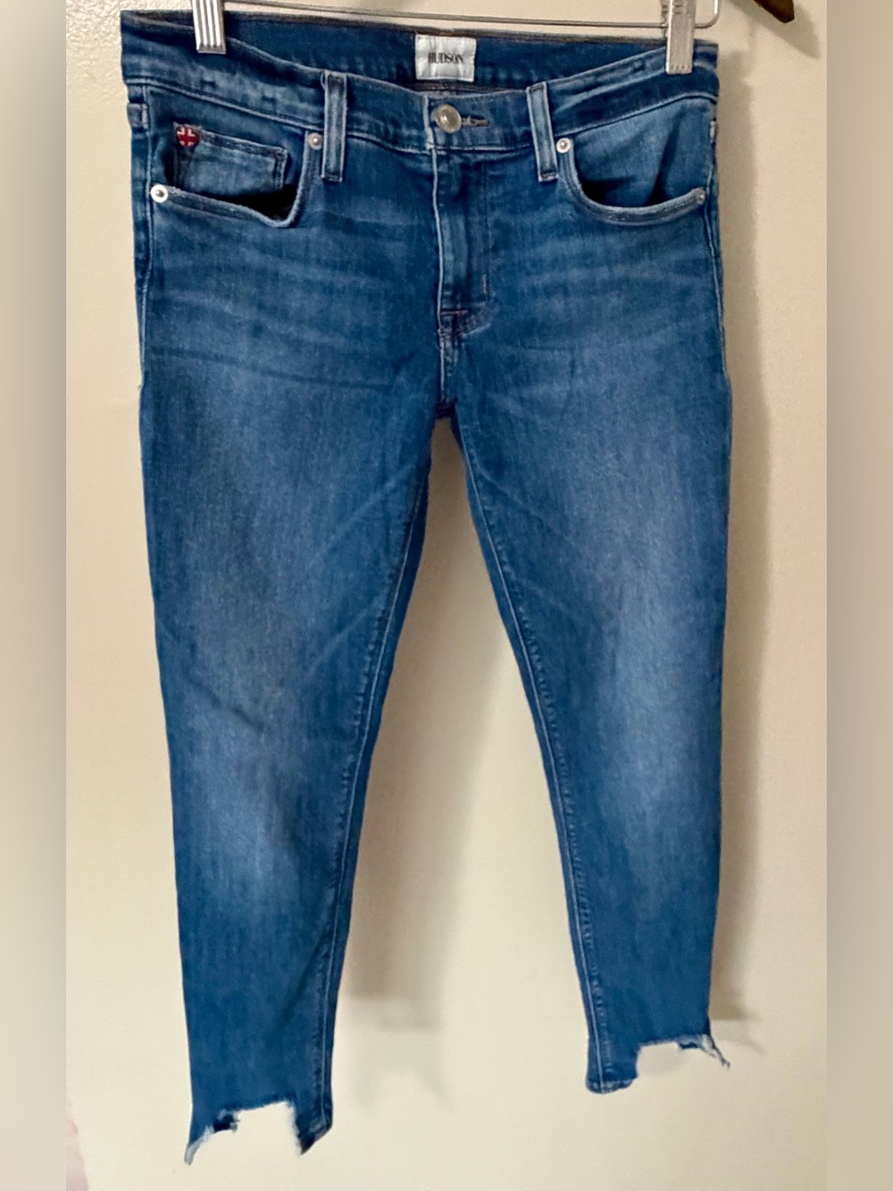 👖Hudson Krista super skinny Jeans Women's Deep Blue Stretch Denim💙 - Picture 2 of 9